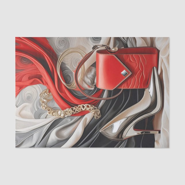 Papel De Seda Dia da Mulher Chefe, Mulher Moderna (Frente )