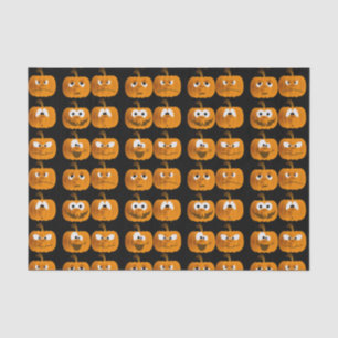 Papel De Seda Dia de as Bruxas engraçado Pumpkins