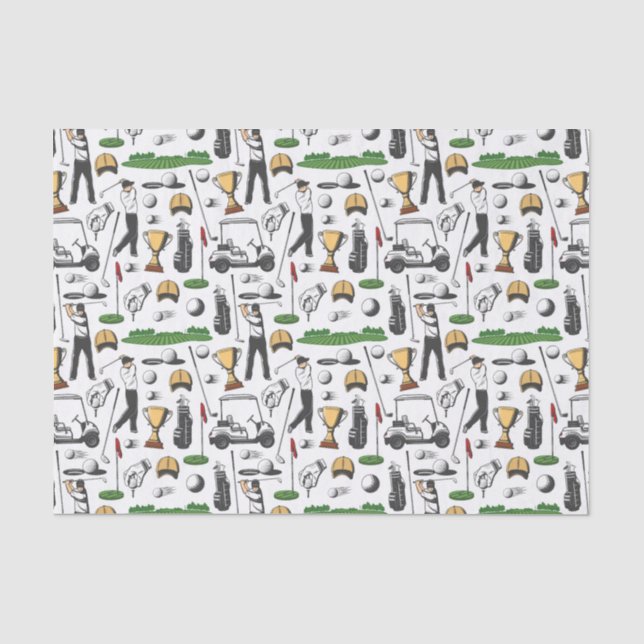 Papel De Seda Dia de Golfe (Frente )