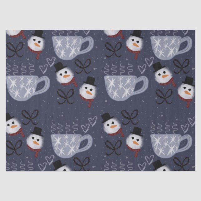 Papel De Seda Dia de Neve (Frente )