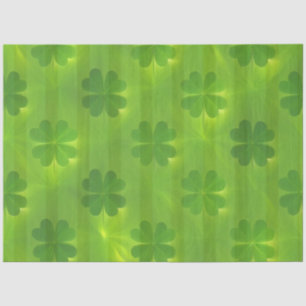 Papel De Seda Dia de São Patrício Clover 4 Lista a Coleção Moder