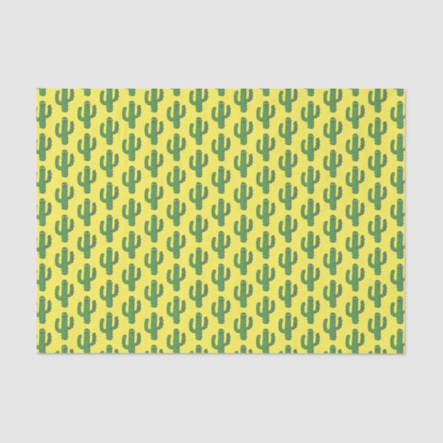 Papel De Seda Dia dos Cactos Felizes Mortos (Frente )
