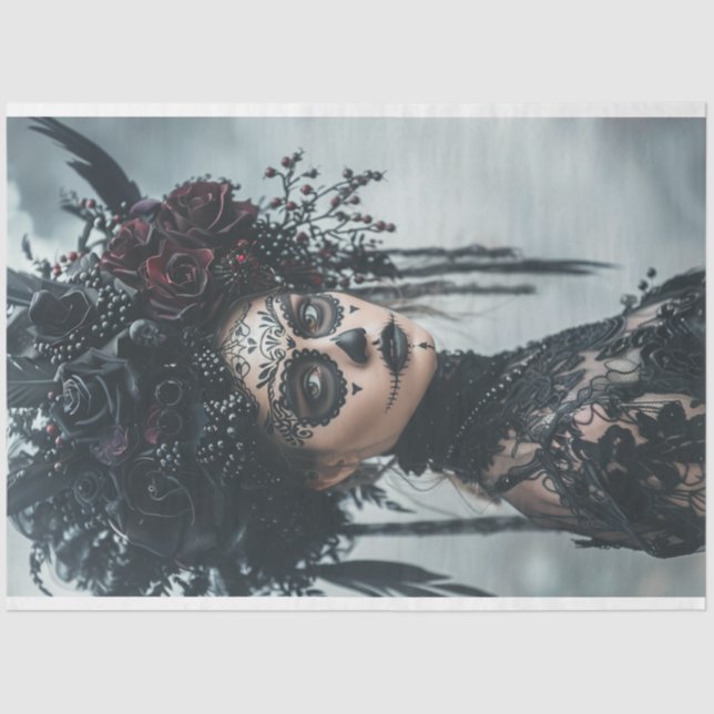 Papel De Seda Dia dos Mortos (Frente )