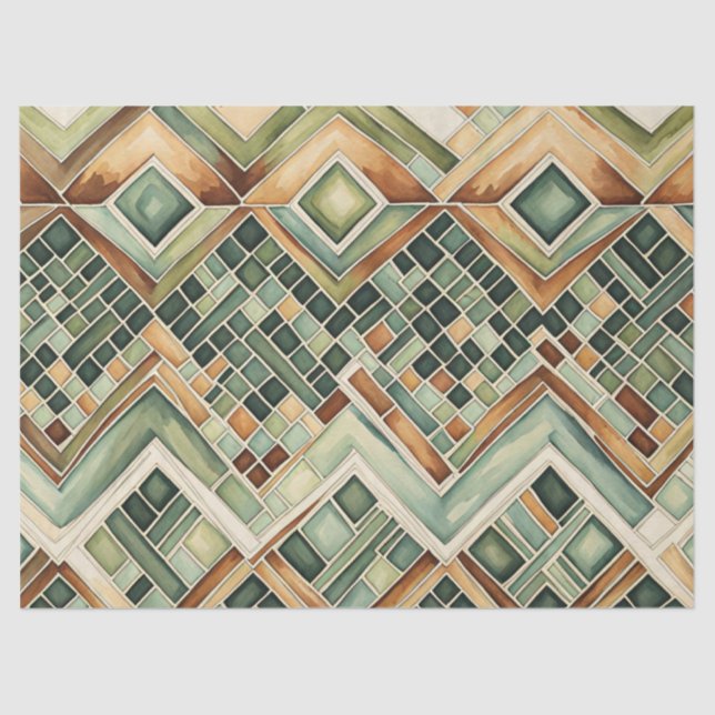 Papel De Seda Diamond Mosaic Harmony (Frente )