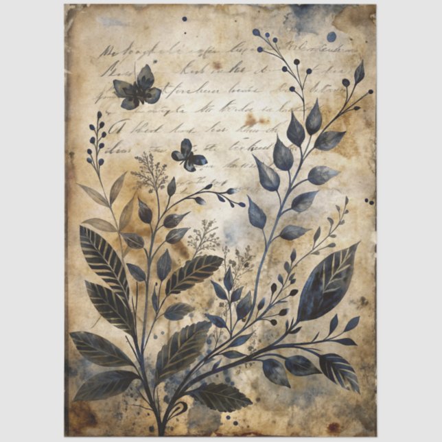 Papel De Seda Diário de Lixo Gótico Série Design 4 (Frente )