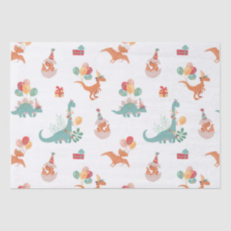 Papel De Seda Dinossauro de Aniversário!