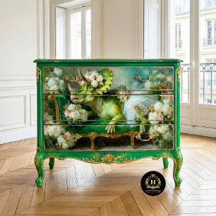 Papel De Seda Dinossauro Triceratops Bailarina Floral Decoupage