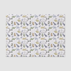 Papel De Seda Dinossauros