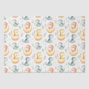 Papel De Seda Dinossauros bebês e chás de fraldas