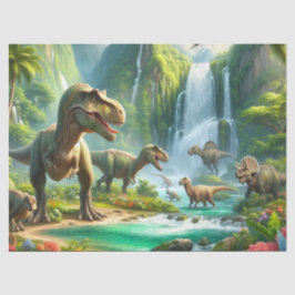 Papel De Seda Dinossauros em Jungle Kid's