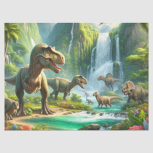 Papel De Seda Dinossauros em Jungle Kid's