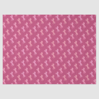 Papel De Seda Dismal Pink Art School Horses Preppy Cowgirl West