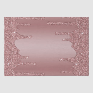 Papel De Seda Dissipadores Brilhantes de brilho com Rosa de cinz