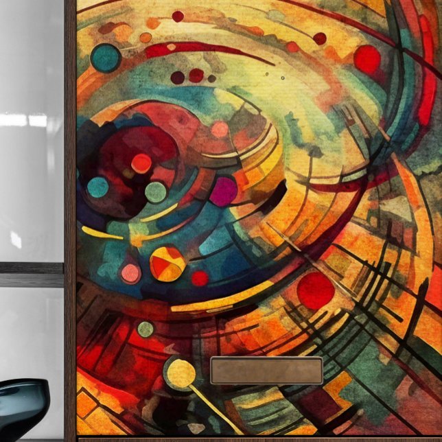 Papel De Seda Dissociação circular Abstrato brilhante (Criador carregado)