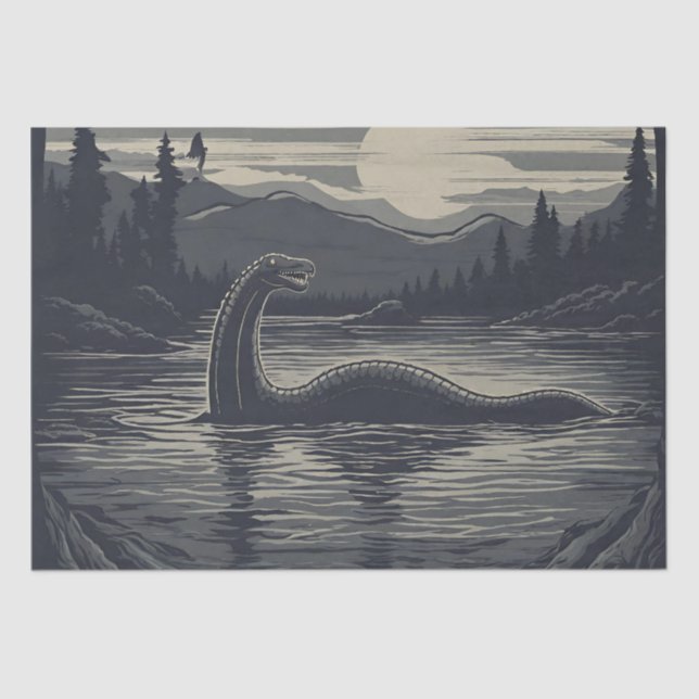 Papel De Seda Dissociação Criptid Nessie (Frente )