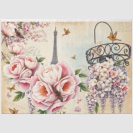 Papel De Seda Dissociação da Colagem Francesa Livremente | Vinta