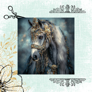 Papel De Seda Dissociação da égua branca majestica Lady Elegance