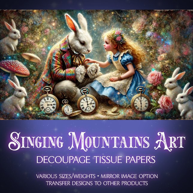 Papel De Seda Dissociação da Floresta da Terra Maravilha de Alic (Criador carregado)