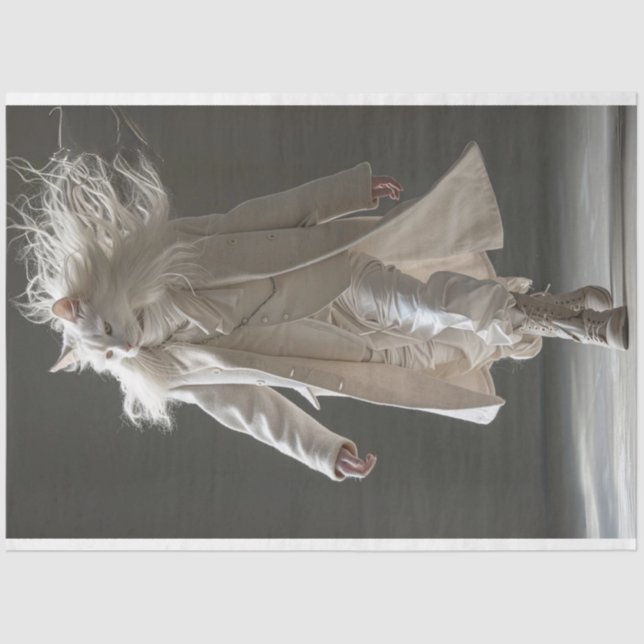 Papel De Seda Dissociação da pista de Moda de Passeio (Frente )