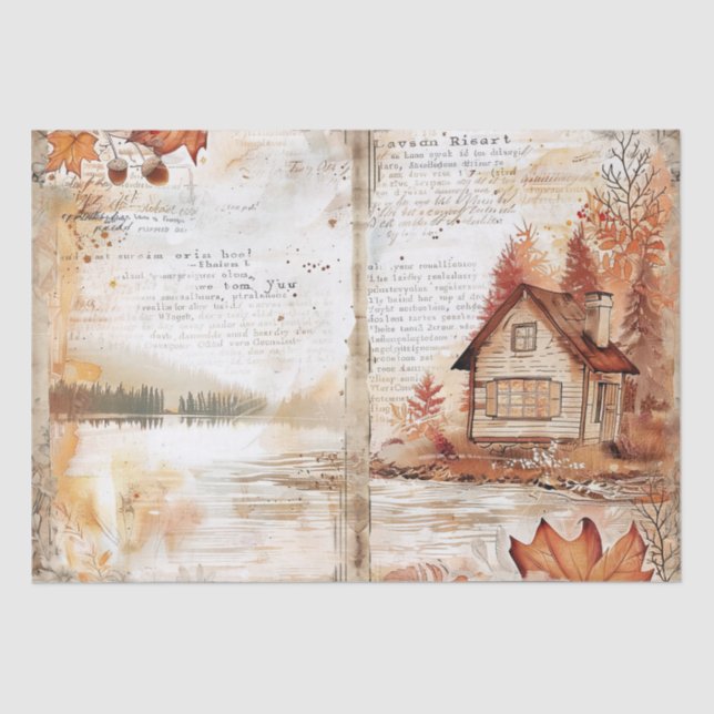 Papel De Seda Dissociação de Ação de Graças (Frente )