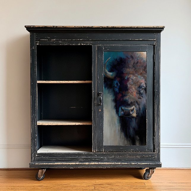 Papel De Seda Dissociação de Arte Bison em Negrito (Criador carregado)