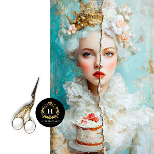 Papel De Seda Dissociação de Arte de Mulheres