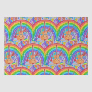 Papel De Seda Dissociação de Bandas Musicais do Arco-Íris