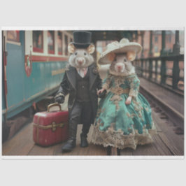 Papel De Seda Dissociação de Camundongos Duo Viajantes Whimsic