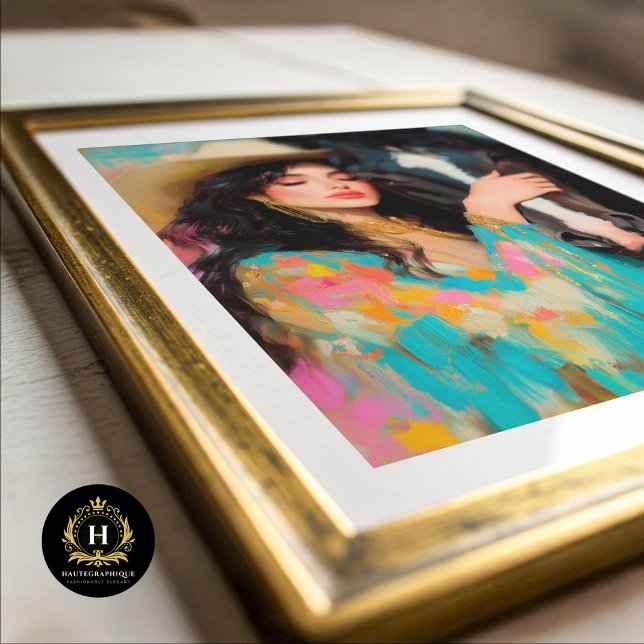 Papel De Seda Dissociação de Cowgirl e Black Stallion (Criador carregado)