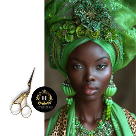 Papel De Seda Dissociação de endereço de saudação flexível verde