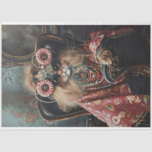 Papel De Seda Dissociação de Estilo de Hippie dos Pares do Cat