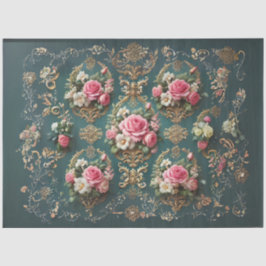 Papel De Seda Dissociação de Flores Tradicionais