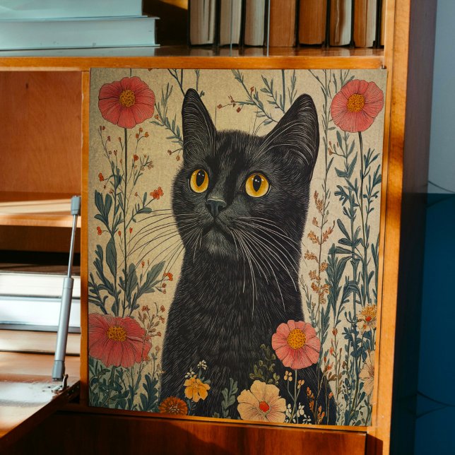 Papel De Seda Dissociação de Gato Negro Whimsso (Criador carregado)