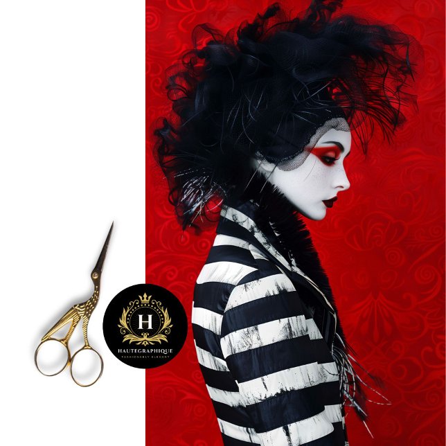 Papel De Seda Dissociação de Moda em Greve de Mímica Francesa (Turn a Dresser into Gothic Paris Chic — Perfect for Bar Carts & Journals
)