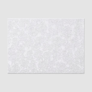 Papel De Seda Dissociação de Padrão Suculente Elegante Branco