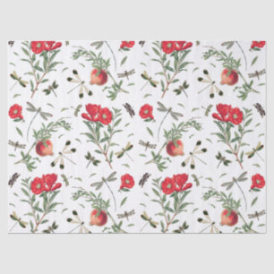 Papel De Seda Dissociação de padrões de borrifadas e Pomegranato