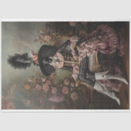 Papel De Seda Dissociação de Poodle Padrão Flamboyant