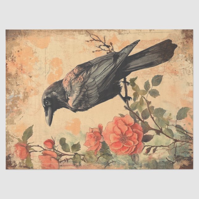 Papel De Seda Dissociação de Rosas e Raven (Frente )
