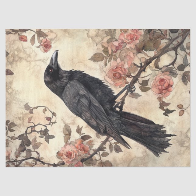 Papel De Seda Dissociação de Rosas e Raven (Frente )