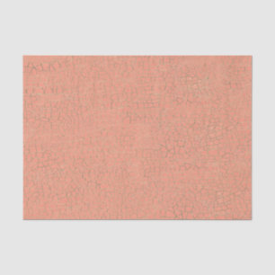 Papel De Seda Dissociação de Textura de Pêssego Vintage