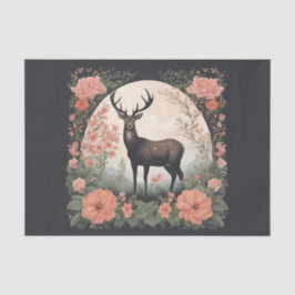 Papel De Seda Dissociação de Veado do Cottagecore