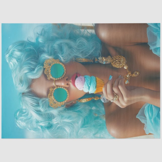 Papel De Seda Dissociação de Víblias de Verão em negrito (Frente )