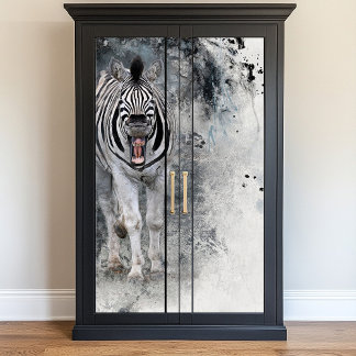 Papel De Seda Dissociação de Vida Selvagem de Zebra Rindo