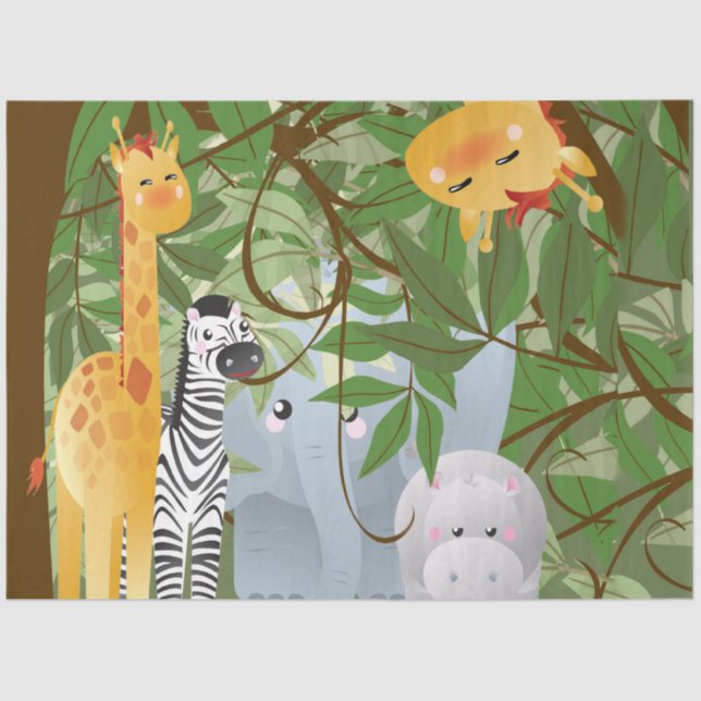 Papel De Seda Dissociação de Viveiros Selvagens (Frente )