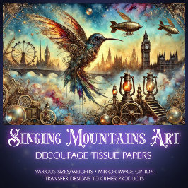 Papel De Seda Dissociação de Voz Mecânica do Hummingbird Vitoria