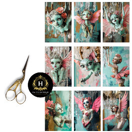 Papel De Seda Dissociação do Diário de Lixo Gótico Whimisical