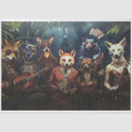Papel De Seda Dissociação do Maestro Musical de Fox Whimsical