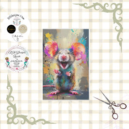 Papel De Seda Dissociação do mouse com pintura por Abstrato Whim