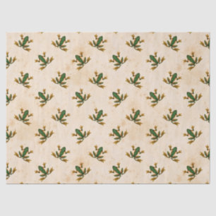 Papel De Seda Dissociação do Sapo Verde