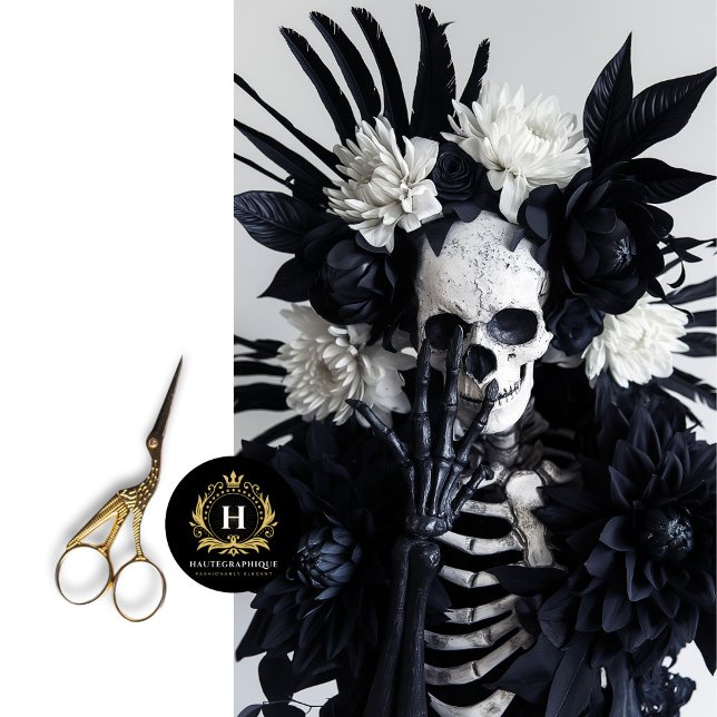 Papel De Seda Dissociação do Skeleton Skull (Criador carregado)